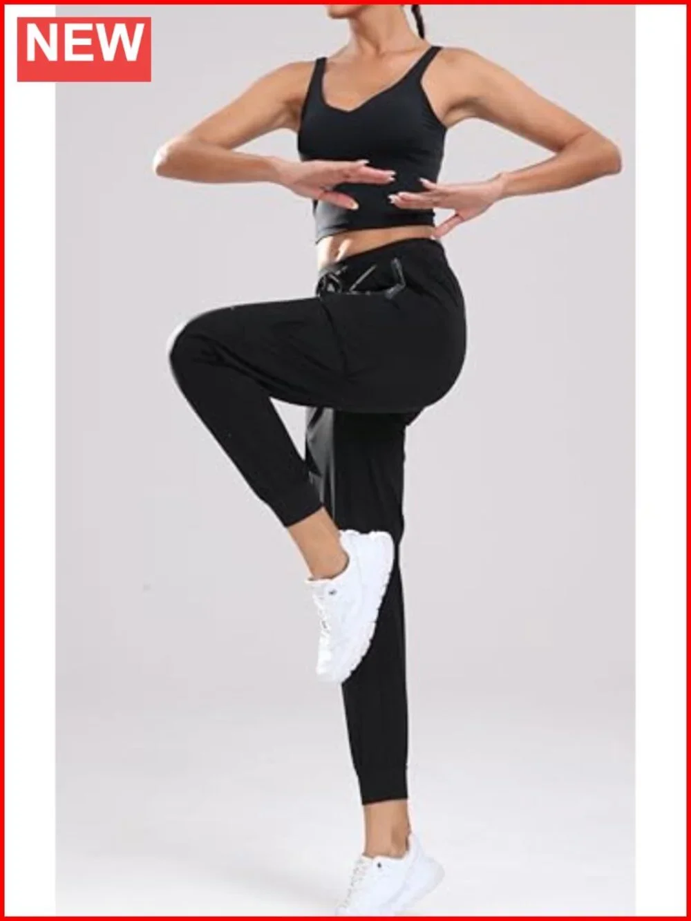 Women's Cargo Hiking Pants Lightweight Travel Joggers Quick Dry UPF 50